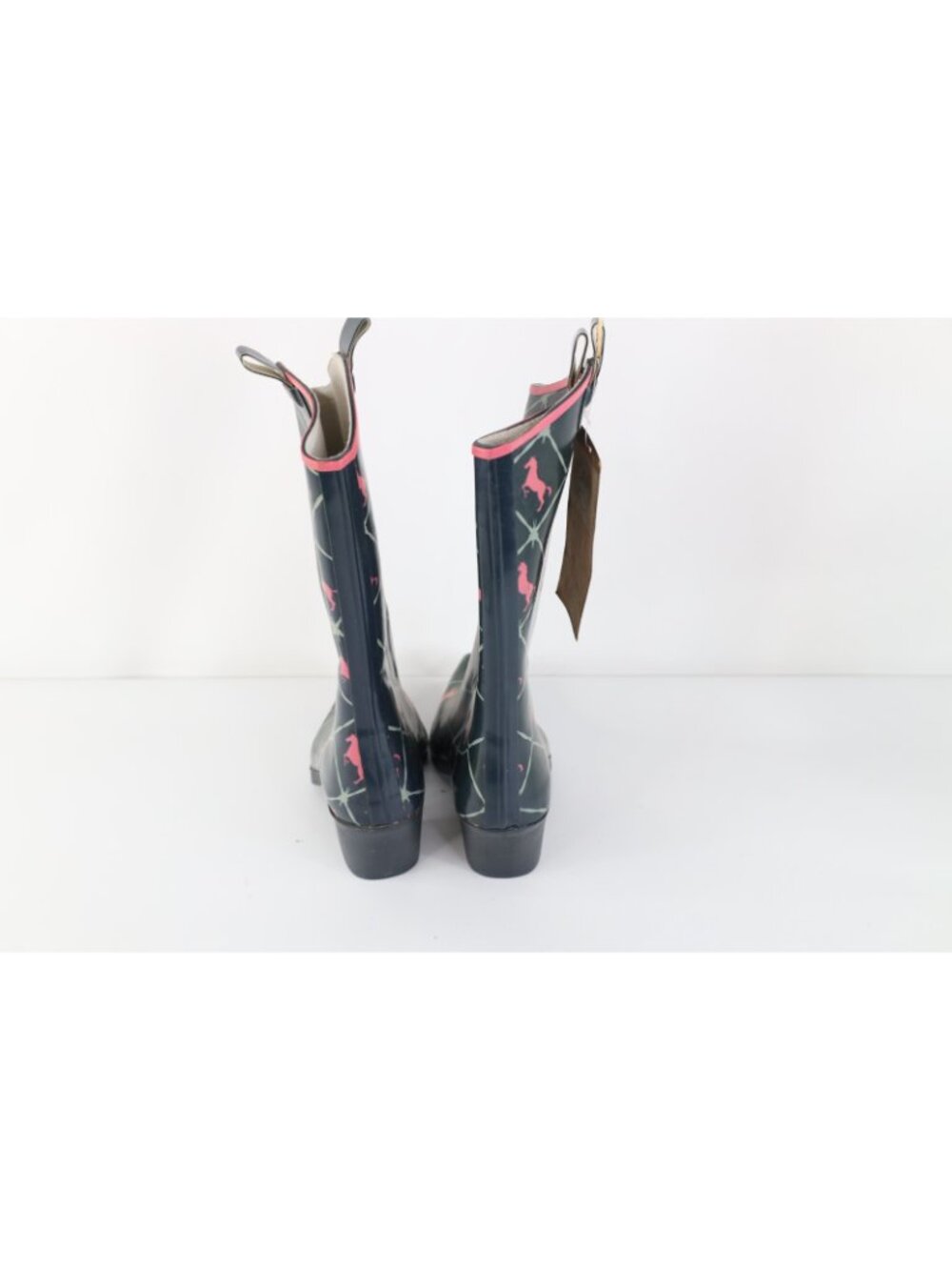 Deadstock Vtg Y2K Womens 7 Western Equestrian Horse Waterproof Rain Cowboy Boots - Picture 5 of 9